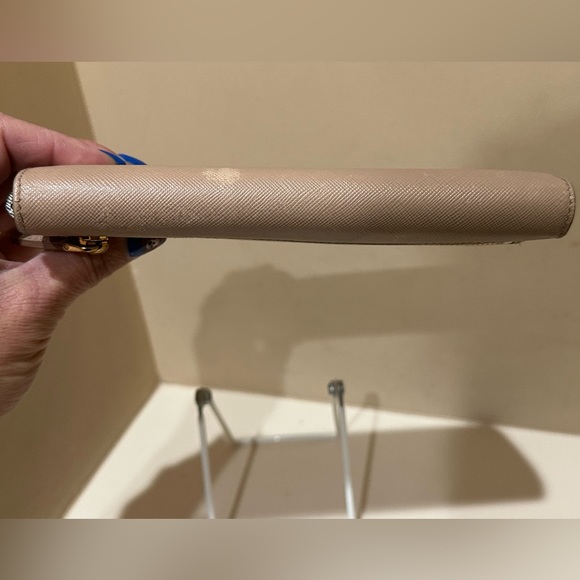 PRADA Tricolor Saffiano Double Snap Wallet - Picture 8 of 16